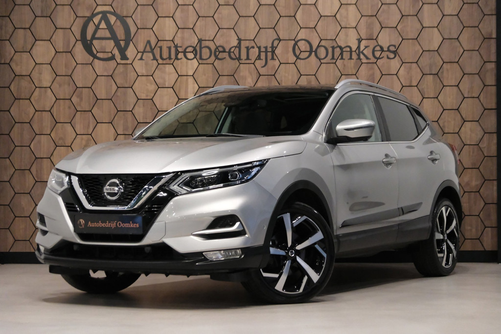 Nissan QASHQAI 1.3 DIG-T Tekna |PANORAMADAK|Trekhaak/360° Camera/Navi/19" LMV RECENT BEURT GEHAD 55350446-0.jpg | Autobedrijf Oomkes